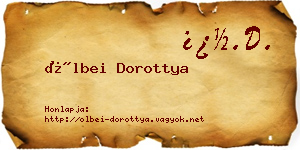 Ölbei Dorottya névjegykártya